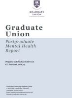 Postgraduate Mental Health report