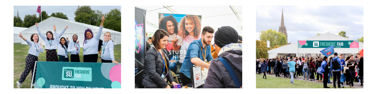 Photos taken at Cambridge SU's Freshers Fair