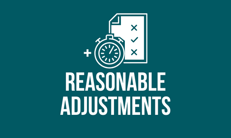 A Student Support Documents (SSD) provided by the ADRC can suggest reasonable adjustments to delivery of teaching and academic support. Examination Access Arrangements can modify existing exams; Adjusted Modes of Assessment are available when EAAs are inadequate.