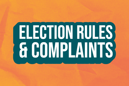 Find out more about the election rules and complaints procedure.