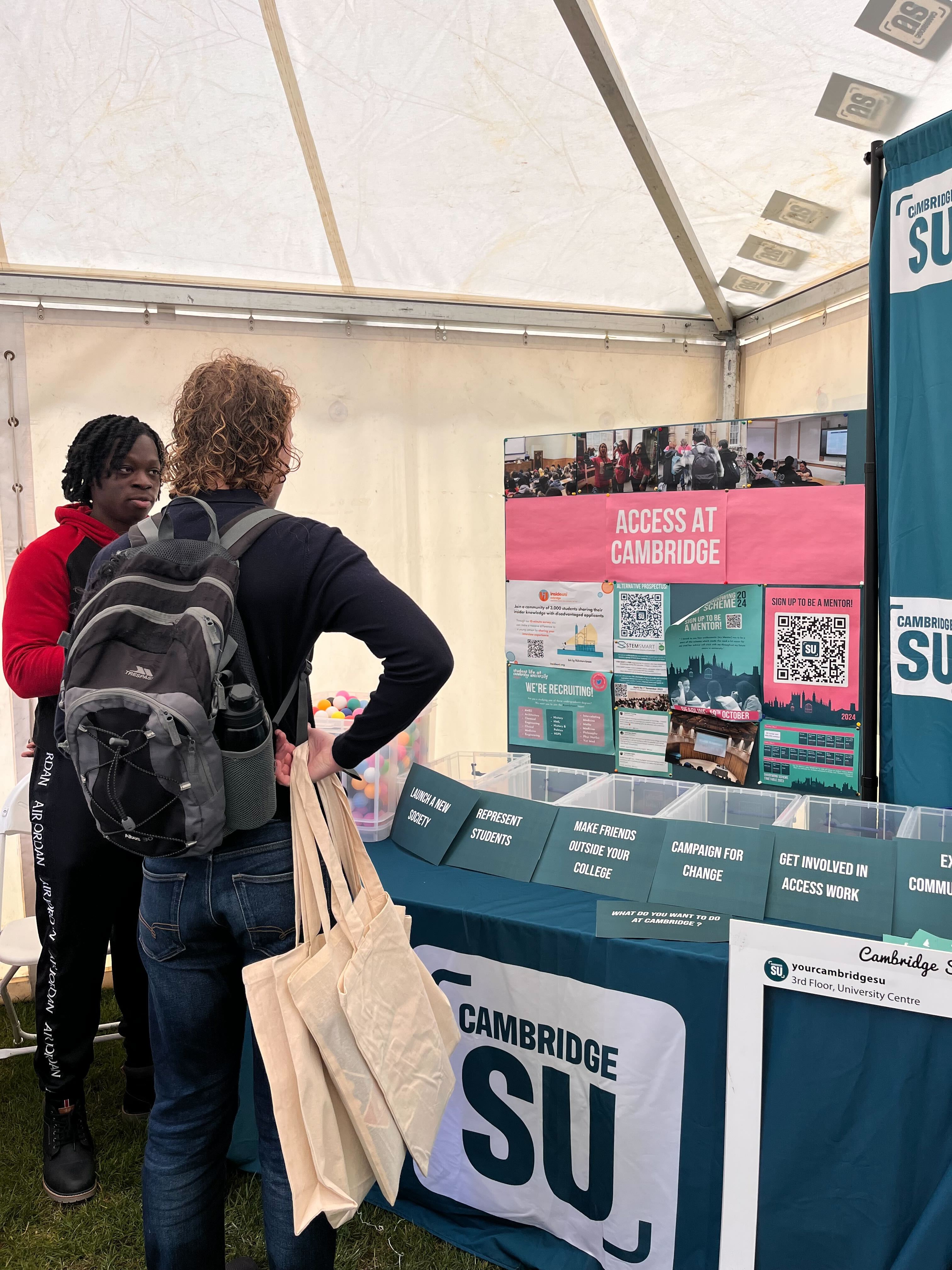 Are you interested in widening access to Cambridge for prospective undergraduate or postgraduate students or our local community? There is support available for students from the SU and across the University, including training, administrative support and funding.