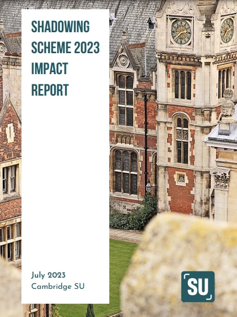 Shadowing Scheme 2023 Impact Report coverpage