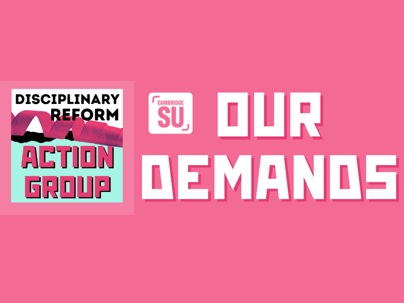 Disciplinary Reform Action Group: Our Demands
