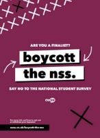 Boycott the NSS Poster