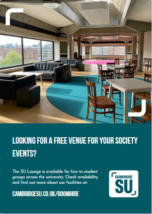 SU Lounge hire poster